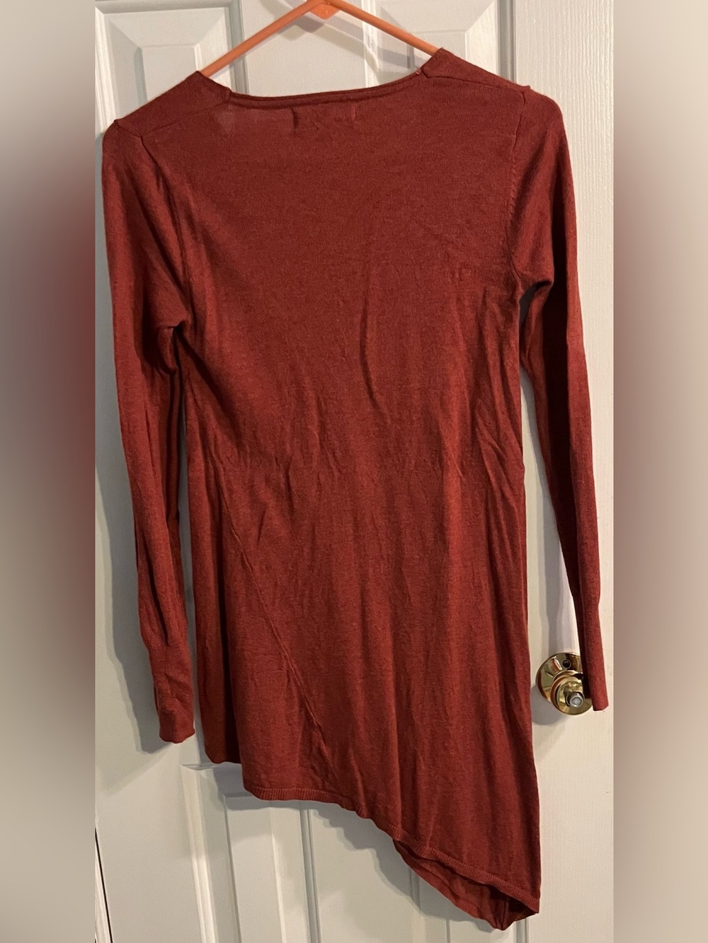 Mossimo Supply Co. V-Neck Sweater in Autumn Orange